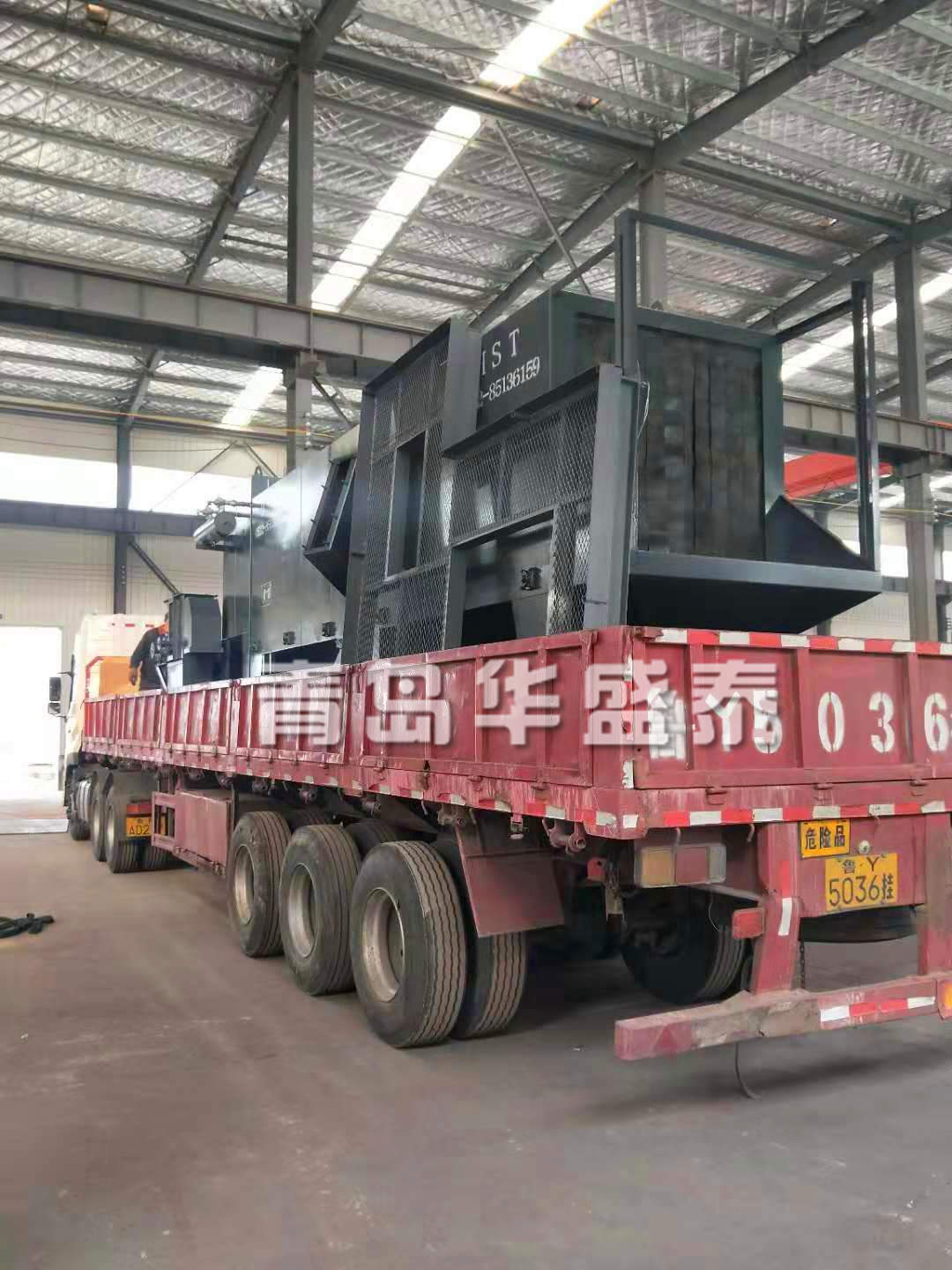 山東煙臺6912通過式拋丸清理機發貨圖