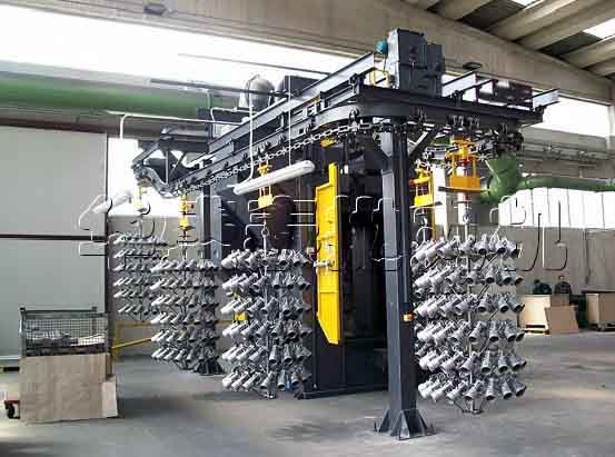 吊鏈積放式拋丸機(jī)工作程序如何 吊鏈積放式拋丸機(jī)工作程序如何